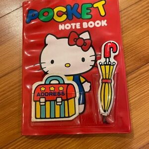 Vintage 1976 Hello Kitty pocket notebook